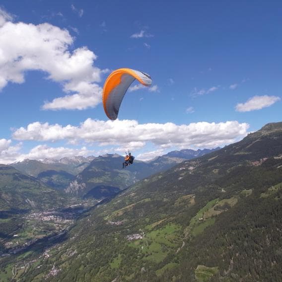 Le parapente à La Plagne